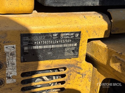 2017 Cat 303.5 E2 Mini escavatore