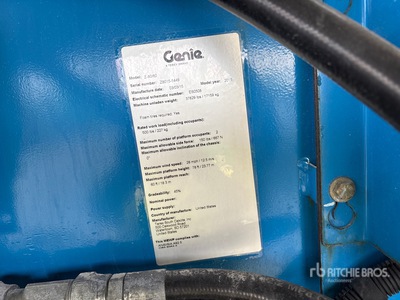 2015 Genie Z80/60 Articulating Boom Lift