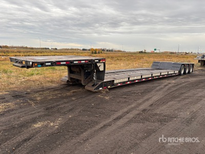 2015 BWS 35 ton T/A Removable Gooseneck Remorque Surbaissée