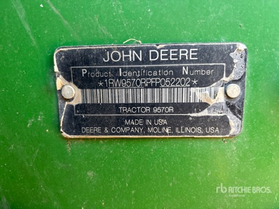 2016 John Deere 9570R Articulated 4WD Tractor