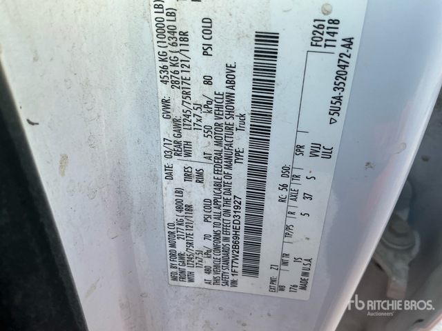 2017 Ford 2017 Ford F-250 4x4 Crew Cab Pickup