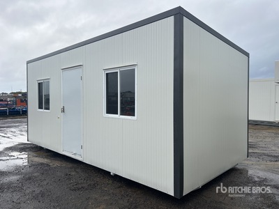 6 m x 3 m Skid-Mounted Oficina móvil