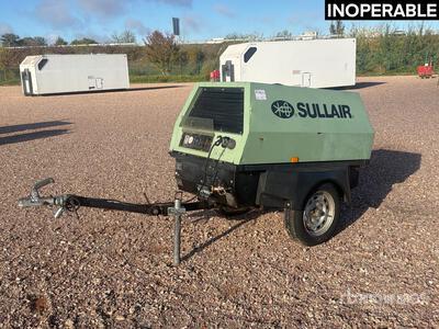 1995 Sullair 35 Mobile コンプレッサー (Inoperable)