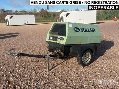 1995 Sullair 35 Mobile Air Compressor (Inoperable)
