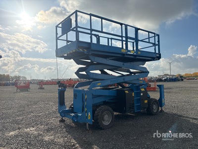 2018 Genie GS3384RT 4x4 Diesel Scissor Lift