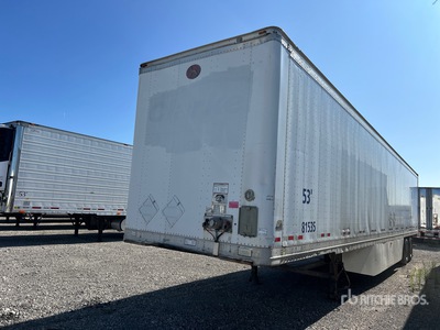 2012 Great Dane 53 ft x 102 in T/A Van Trailer