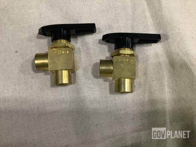 (2) Whitey B-43F4-A Ball Valves