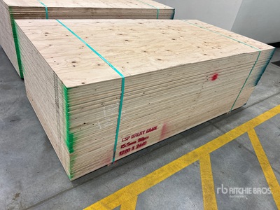 Quantity of (50) 5/8" 4x8 CSP/DFP No Stamp Plywood (Unused)