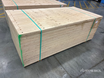Quantity of (50) 5/8" 4x8 CSP/DFP No Stamp Plywood (Unused)