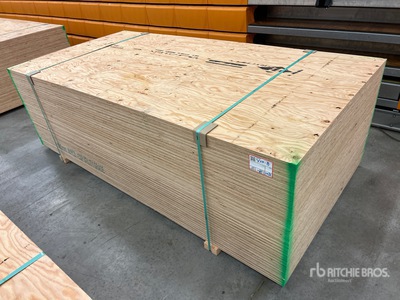 Quantity of (40) 3/4" 4x8 CSP/DFP No Stamp Plywood (Unused)