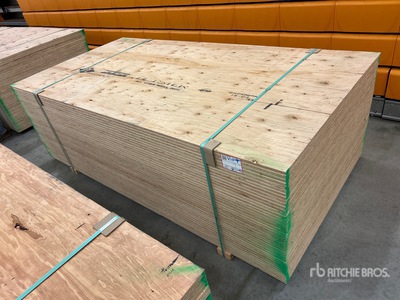 Quantity of (40) 3/4" 4x8 CSP/DFP No Stamp Plywood (Unused)