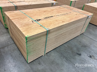 Quantity of (40) 3/4" 4x8 CSP/DFP No Stamp Plywood (Unused)