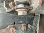 General Appearance with Frame Stamp Serial Number/VIN Photo