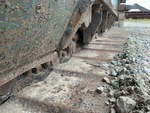 Undercarriage with Left Track Rollers