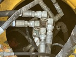 Hydraulics with Hydraulic Center Swivel