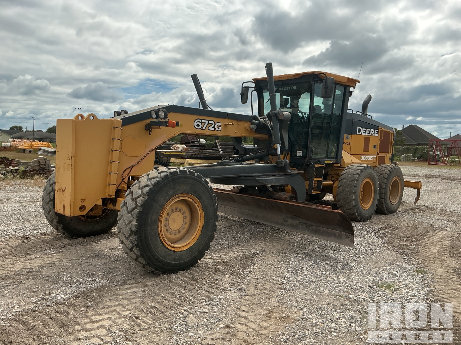 2018 John Deere 672G AWD 14 ft Mold Board and Autolube Niveleuse à moteur