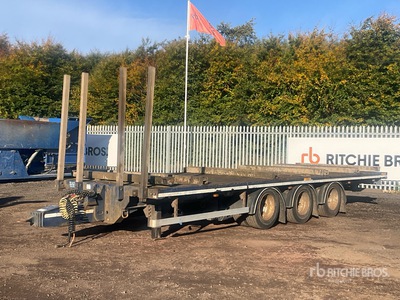 2017 SDC 24 ton 8 m Tri/A Drawbar Pritsche Anhänger