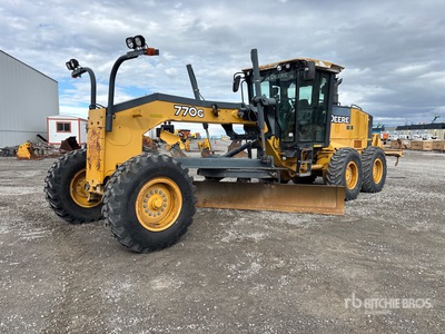 2010 John Deere 770G AWD Równiarka silnikowa