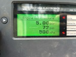 Control Station with Engine Oil Pressure