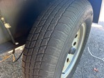 Trailer Chassis with Right Front Tire