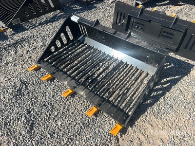 2026 GIYI GY-RB44 Rock Mini Skid Steer Bucket (Unused)