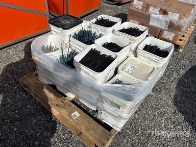 Quantity of J&M 3 in to 12 In. Fasteners (Unused)