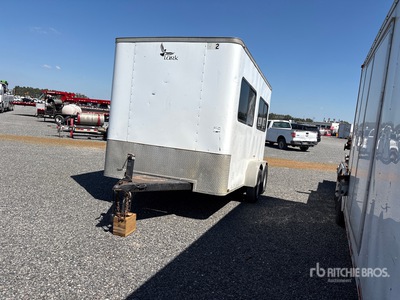 2018 Lark  VT712TA 12 ft T/A Enclosed Trailer
