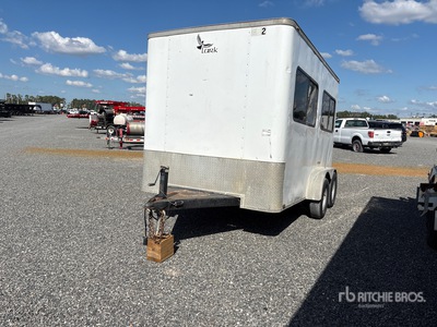 2018 Lark  VT712TA 12 ft T/A Enclosed Trailer