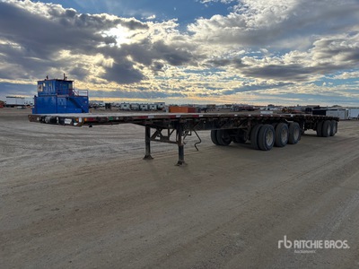 2015 Manac 32 ft Super B-Train Lead Remolque caja abierta