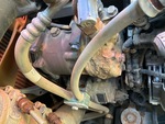 Engine with A/C Compressor
