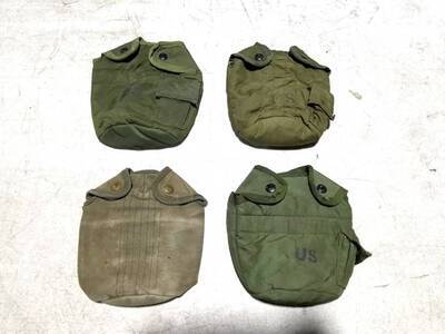 (1164) OD Green ALICE 1QT Canteen Pouches