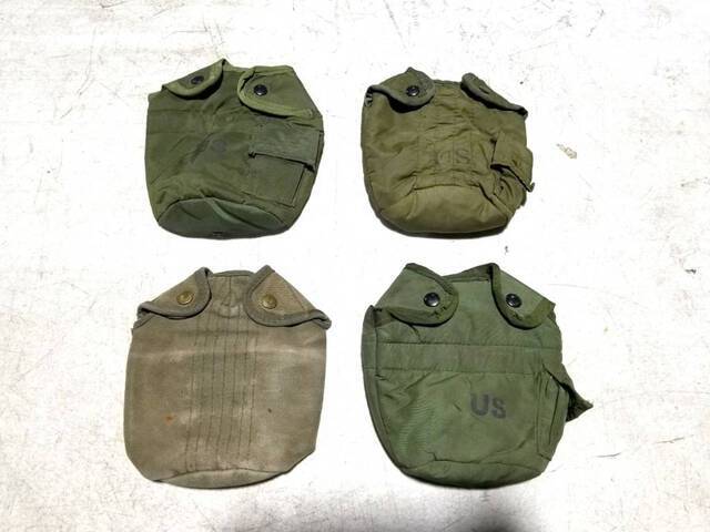 (1164) OD Green ALICE 1QT Canteen Pouches
