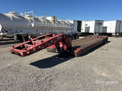 2007 Trail King TK88HDGE-444 16-Wheel Expandable Axle Removable Gooseneck Przyczepa niskopodwoziowa