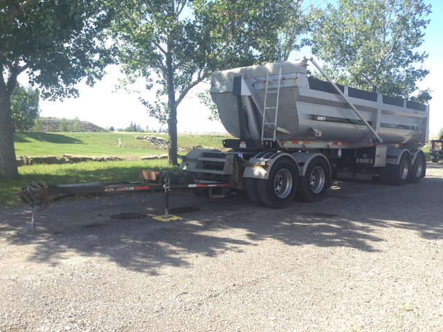 2013 Arne's Welding Quad/A End Dump Trailer