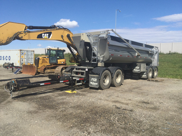 2008 Midland MG29SL4200 Quad/A End Dump Trailer