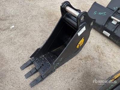 Trojan 12 in Digging دلو حفارة - Fits 45mm Cat 305, 305.5 Komatsu PC45/50/55 Hyundai R55, Hitachi/Deere 50D/G Case, New Holland, Kobelco SK50 Bobcat E50/341/337 (Unused)