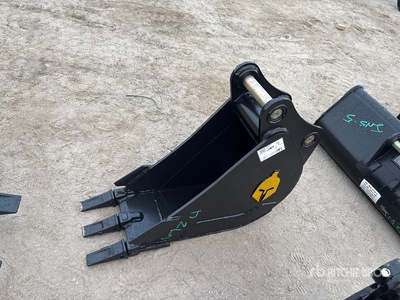 Trojan Digging Excavator Bucket - Fits 45mm Cat 305, 305.5 Komatsu PC45/50/55 Hyundai R55, Hitachi/Deere 50D/G Case, New Holland, Kobelco SK50 Bobcat E50/341/337