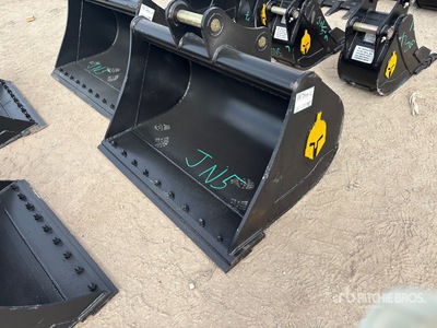 Trojan 48 in Cleanup Excavator Bucket - Fits 50mm Cat 307/308, Komatsu PC78/88 Deere/Hitachi 75/85 Case, New Holland, Kobelco SK80 Bobcat E80