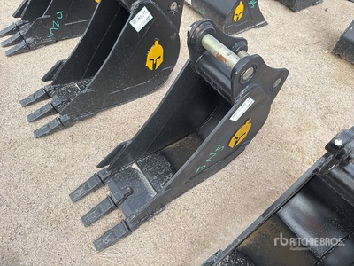 Trojan 12 in Digging دلو حفارة - Fits 45mm Cat 303, 303.5, 304 Case, New Holland, Kobelco SK35 Deere/Hitachi 35D/G (Unused)