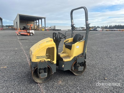 2018 Wacker Neuson RD12A Double Drum Roller