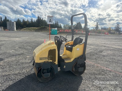 2018 Wacker Neuson RD12A Double Drum Roller