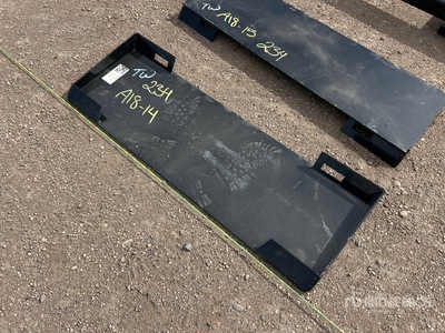 Blue Diamond Skid Steer Attachment Mounting Plate - Fits ASV RC30/PT30 (Unused)