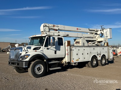 2007 Posi-Plus 500-55-AUT/PE63 62.5 ft on 2008 International WorkStar 7500 6x4 Extended Cab Bucket Truck