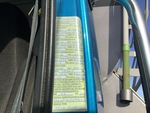 General Appearance with Motor Vehicle Safety Standards Label