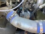 Engine with A/C Compressor