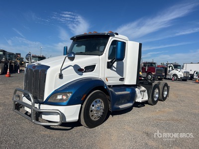 2015 Peterbilt 579 6x4 Cabeza Tractora Cabina Corta