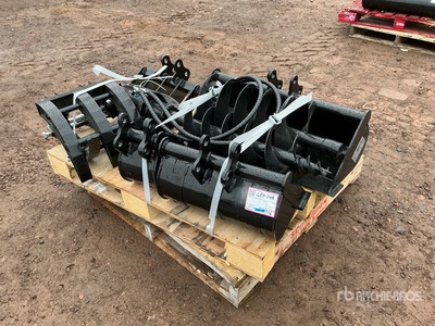 Quantity of (9) 2026 AGT 12EX-ATA Mini Excavator Attachments (Unused)