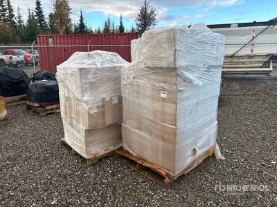 Quantity of (2) Pallet of Stainless Steel Exhaust Clamps