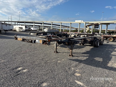 2005 40 ft Spread Axle T/A Extendable Container Trailer