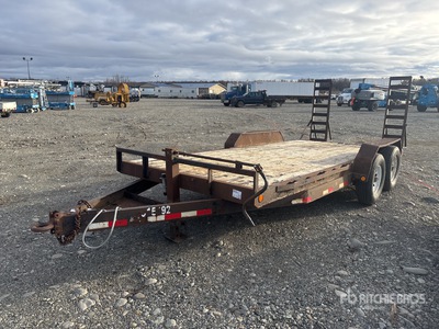 2014 PJ 18 ft T/A Flatbed Trailer